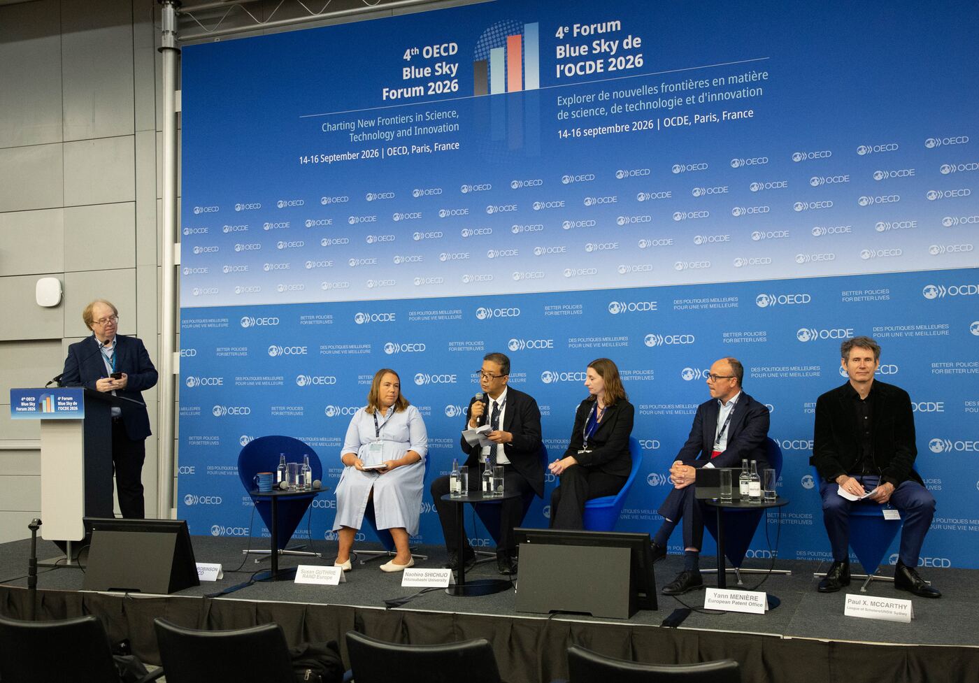 Panel discussion in Session E of the OECD Blue Sky Forum 2026
